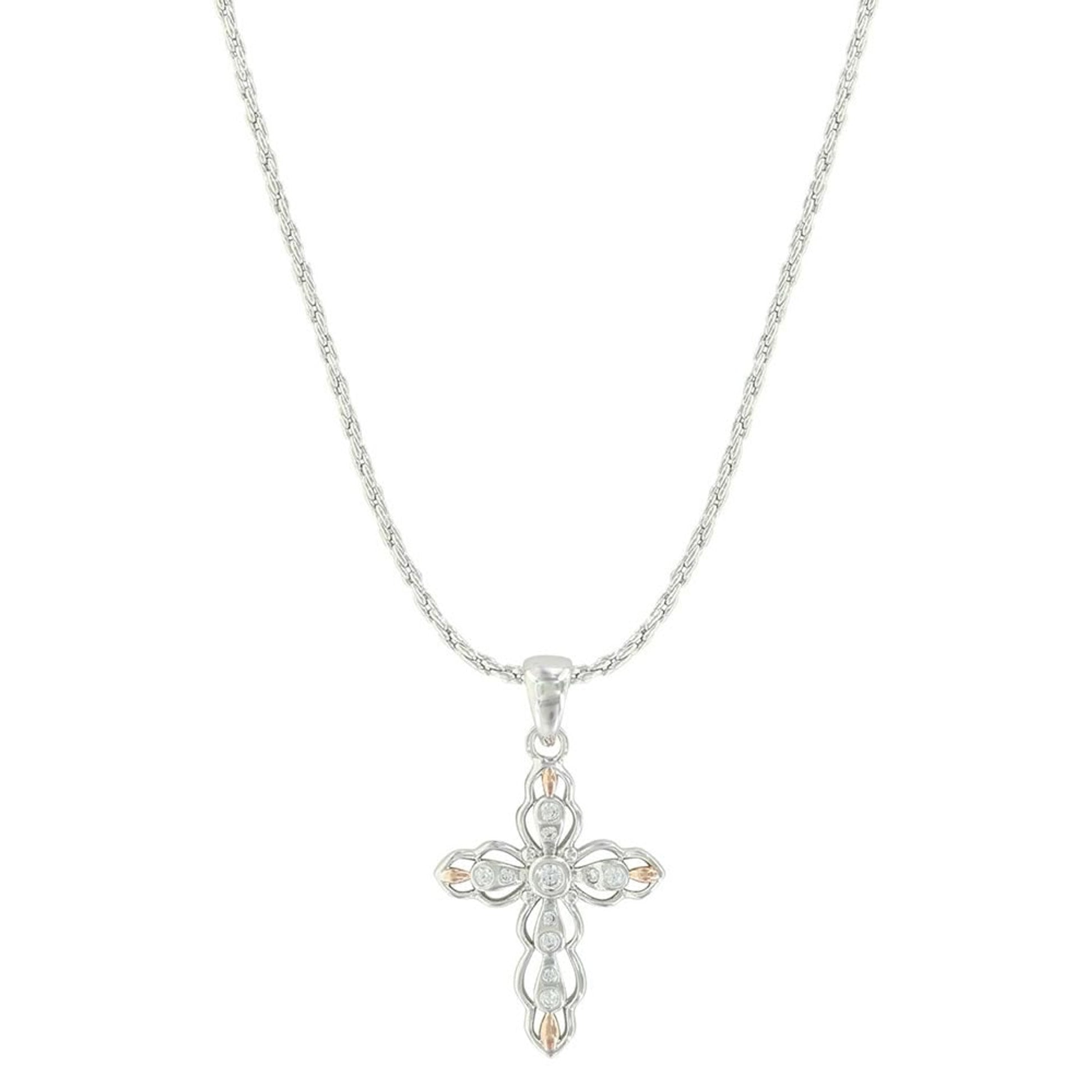 Montana Silversmiths Against the Light Cross Necklace