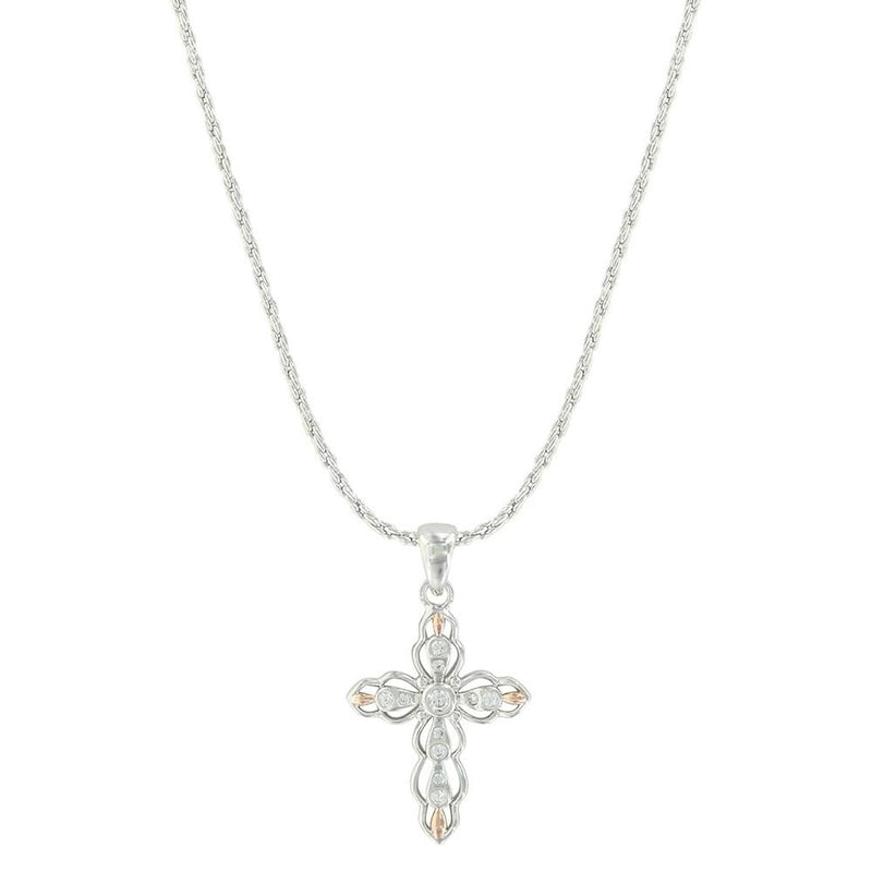 Montana Silversmiths Against the Light Cross Necklace