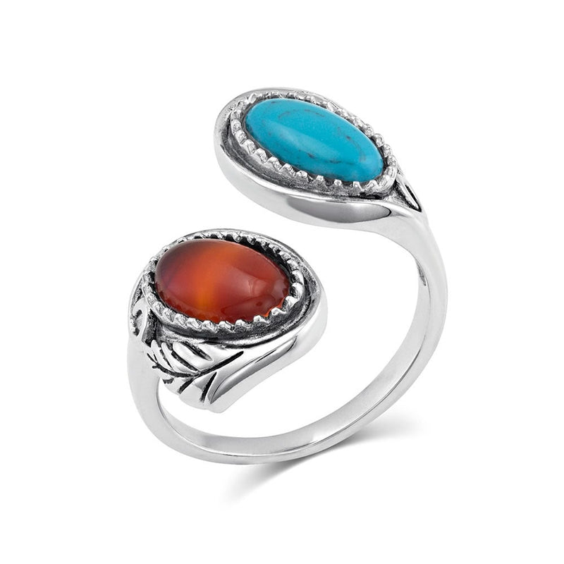 Montana Silversmiths Earth & Sky Adjustable Ring