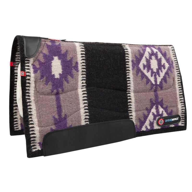 T3 High Profile Woven Pad with WoolBack Liner and T3 Ortho-Impact Protection Inserts