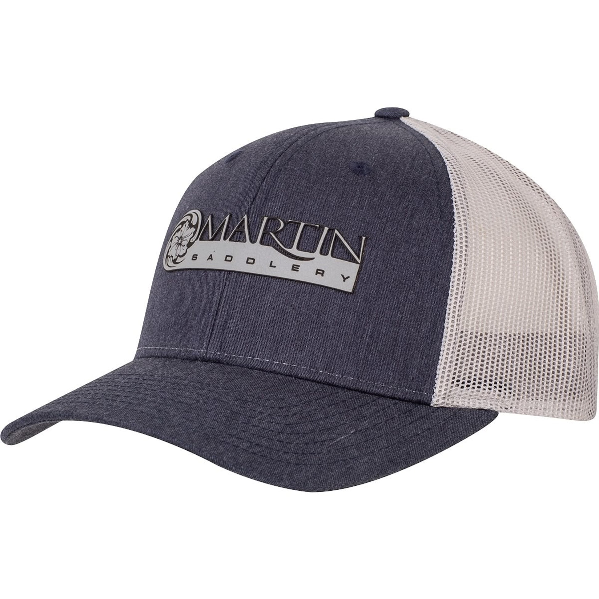 Martin Saddlery Snapback Ball Cap with Faux Leather Logo