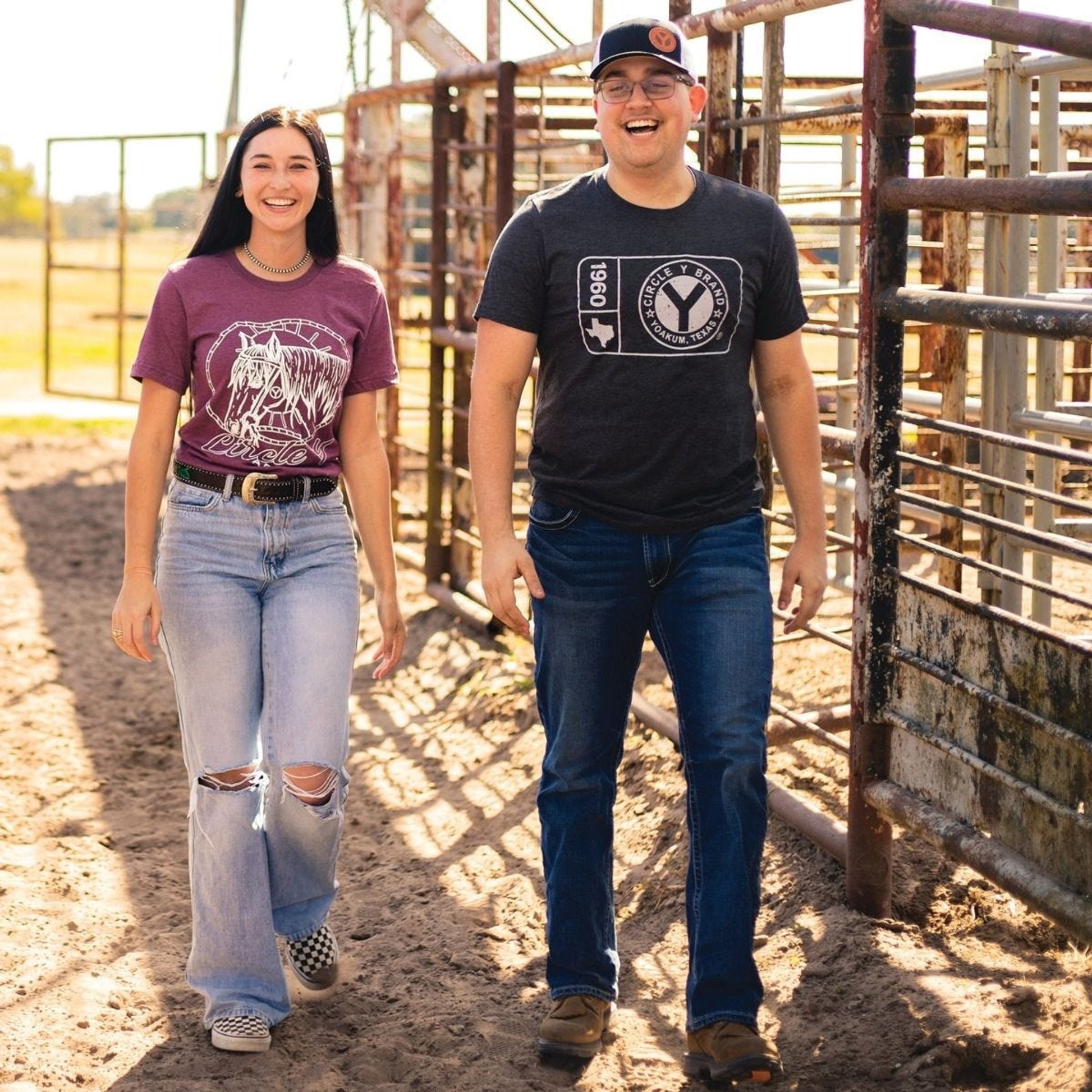 Circle Y Horse Outline Tee Shirt