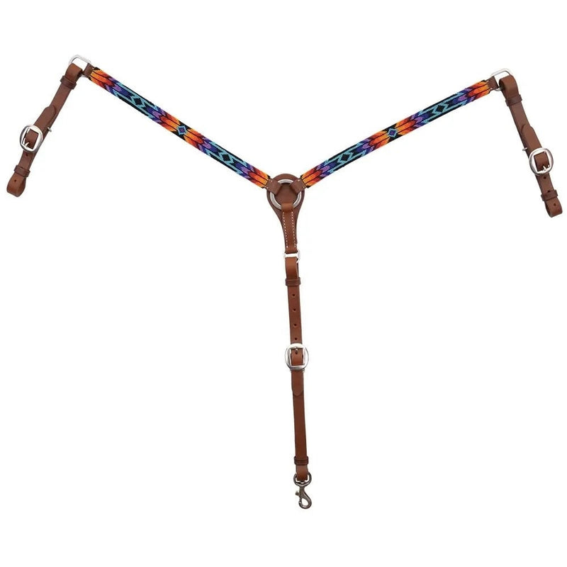Circle Y Infinity Wrap Beaded Breast Collar Horse