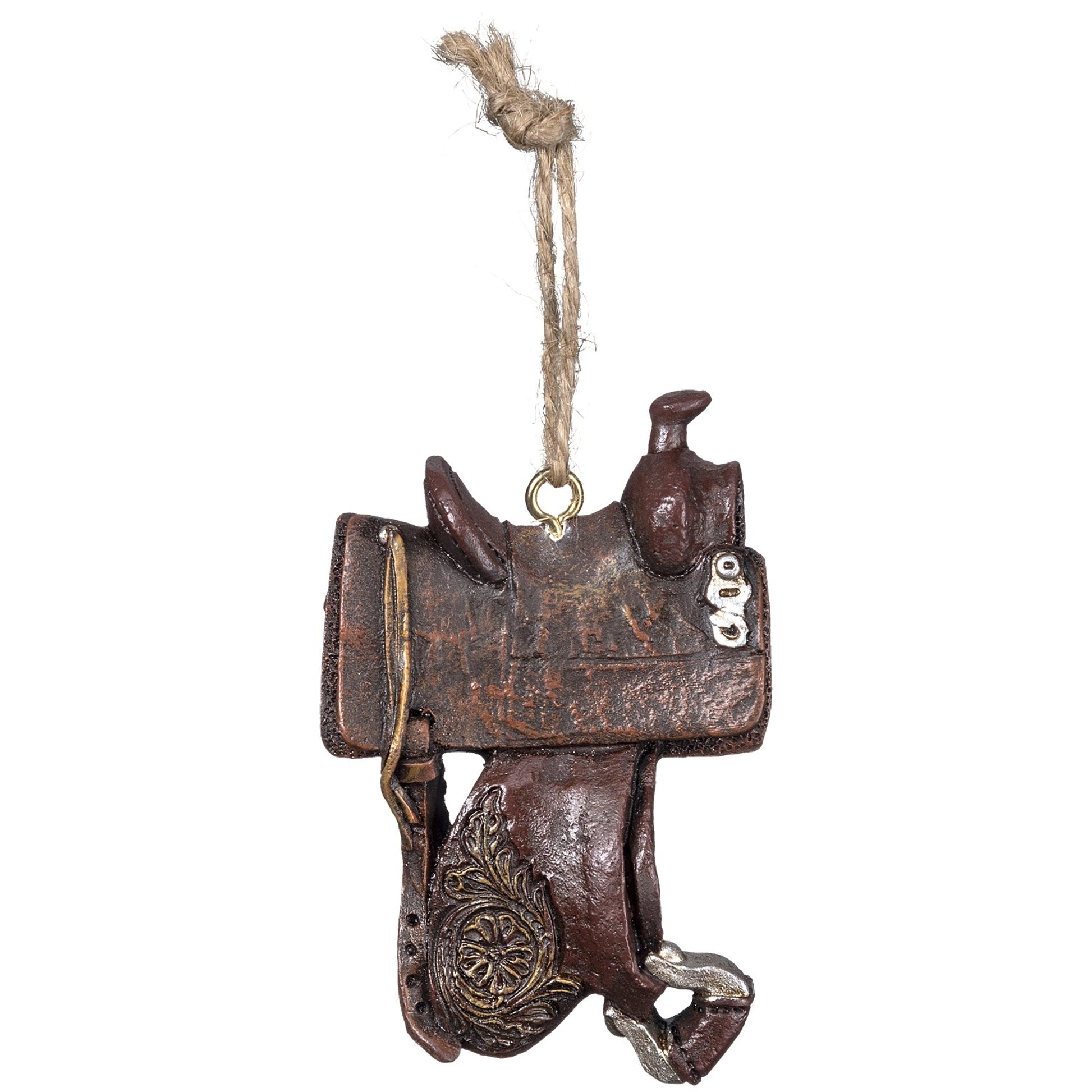 Gift Corral Western Saddle Ornament