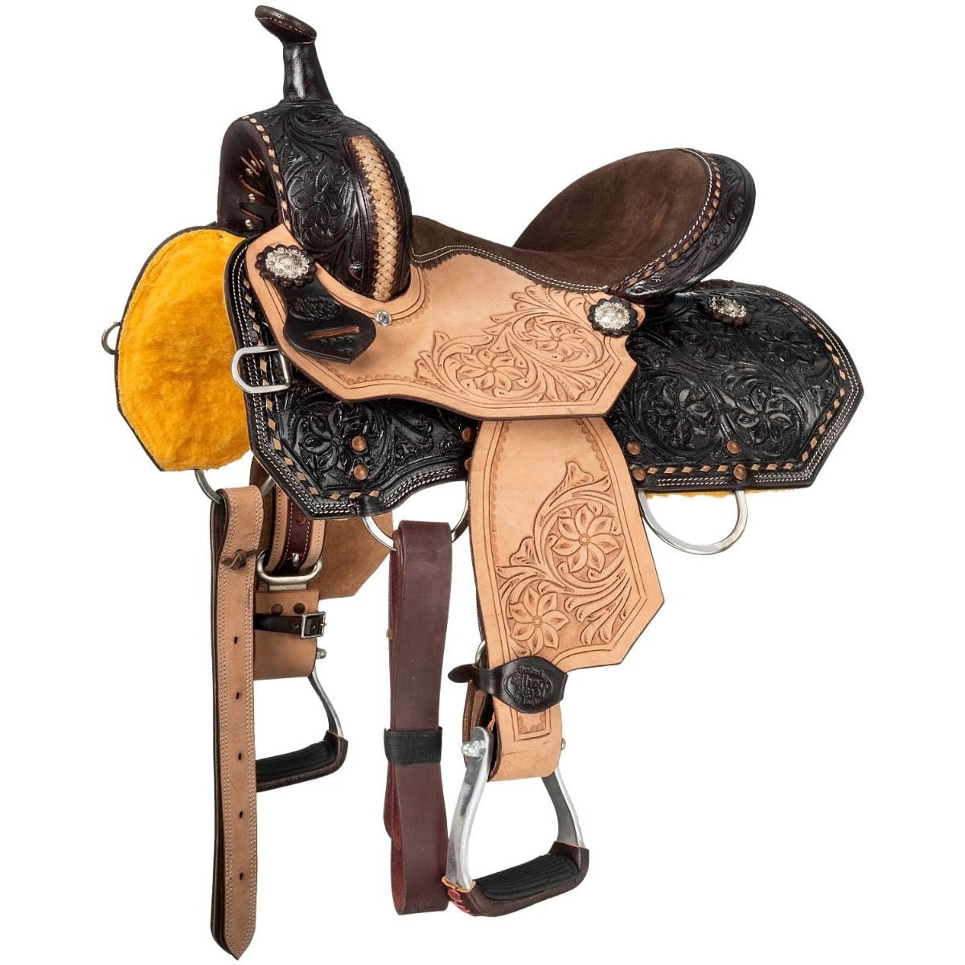 Silver Royal Youth Bisbee Barrel Saddle