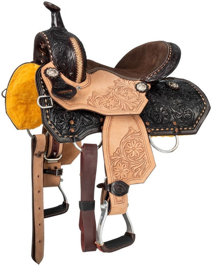 Silver Royal Youth Bisbee Barrel Saddle