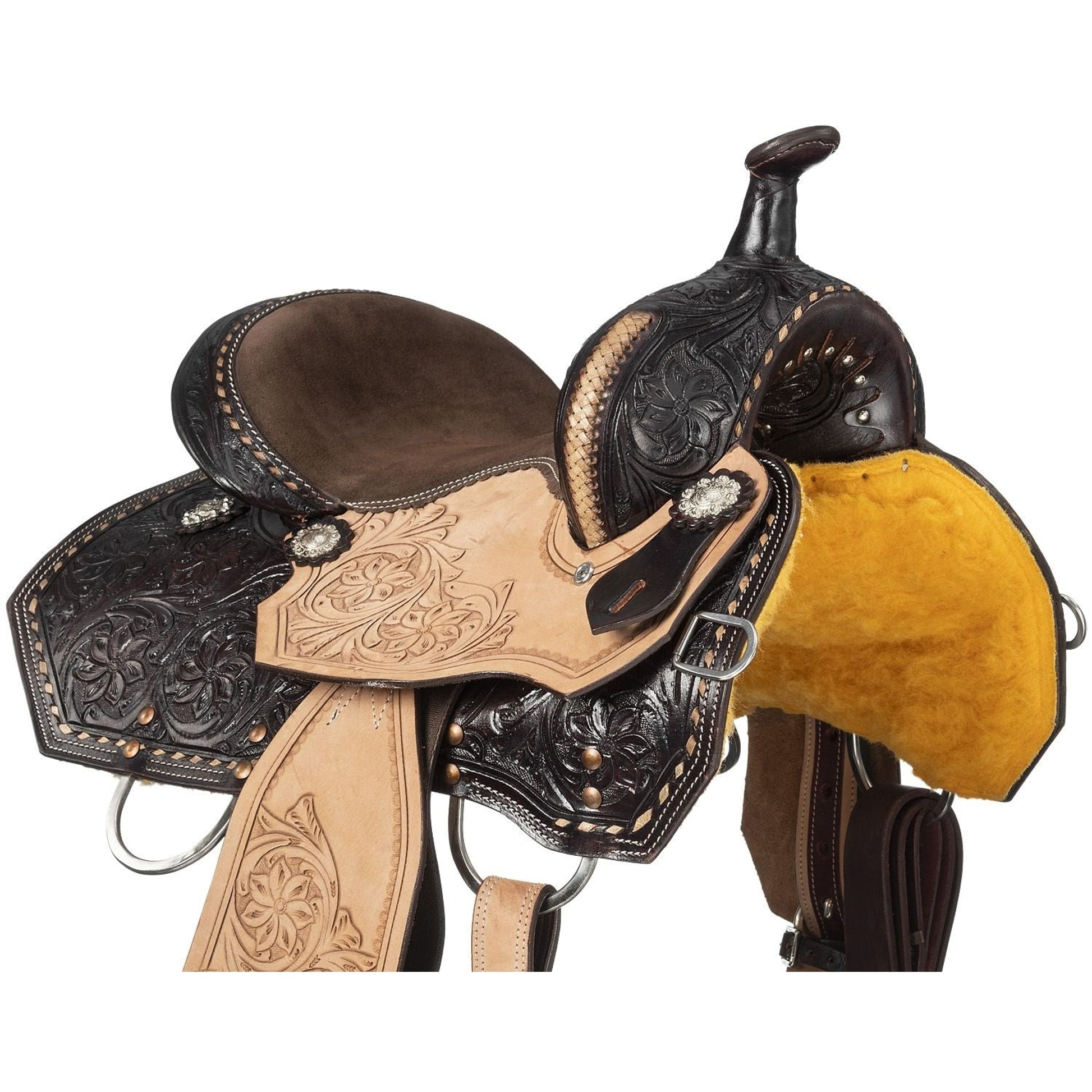 Silver Royal Youth Bisbee Barrel Saddle