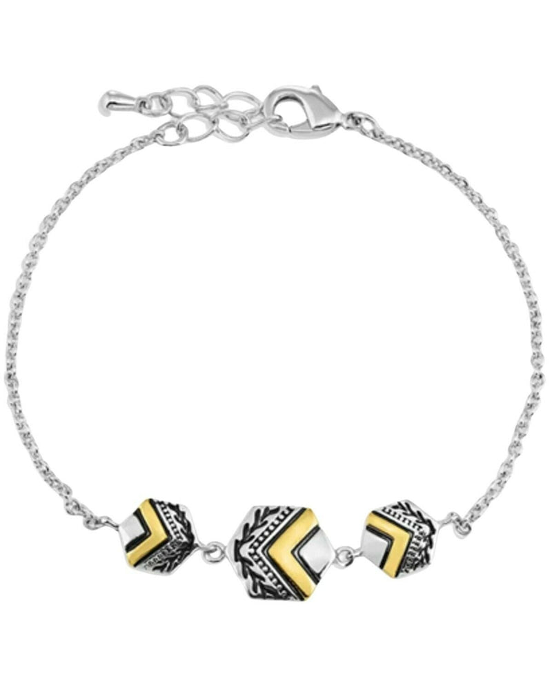 Montana Silversmiths Charmed Chevron Bracelet