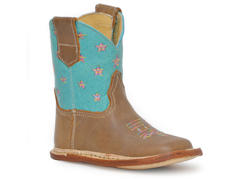 Roper Cowbabies Infant Embroidered Stars Boots