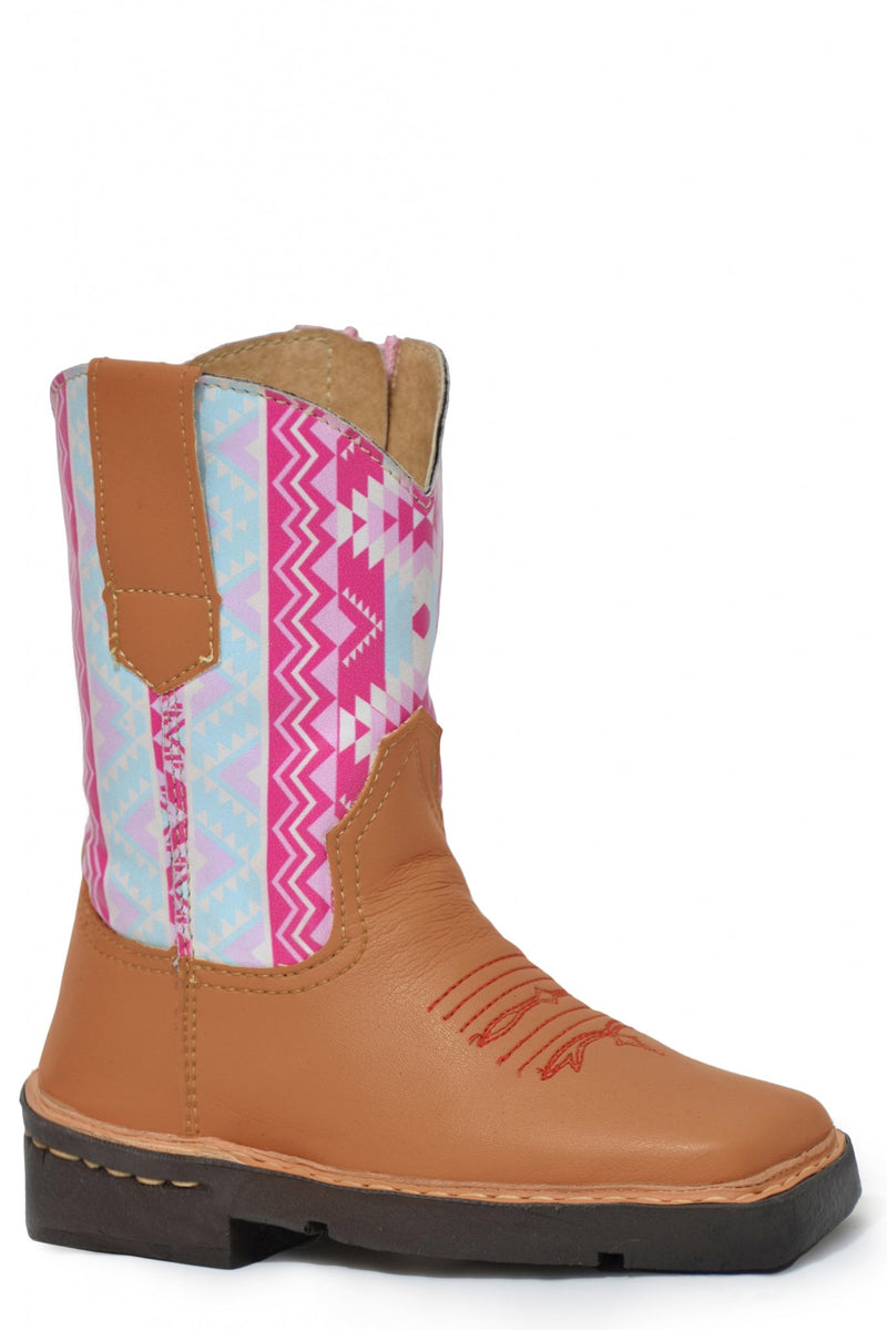 Roper Toddler Printed Native Design Boots