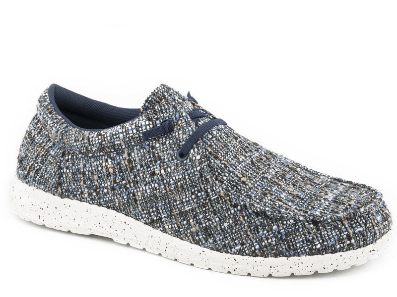 Roper Kids Blue Multi Fabric Upper Chukkas