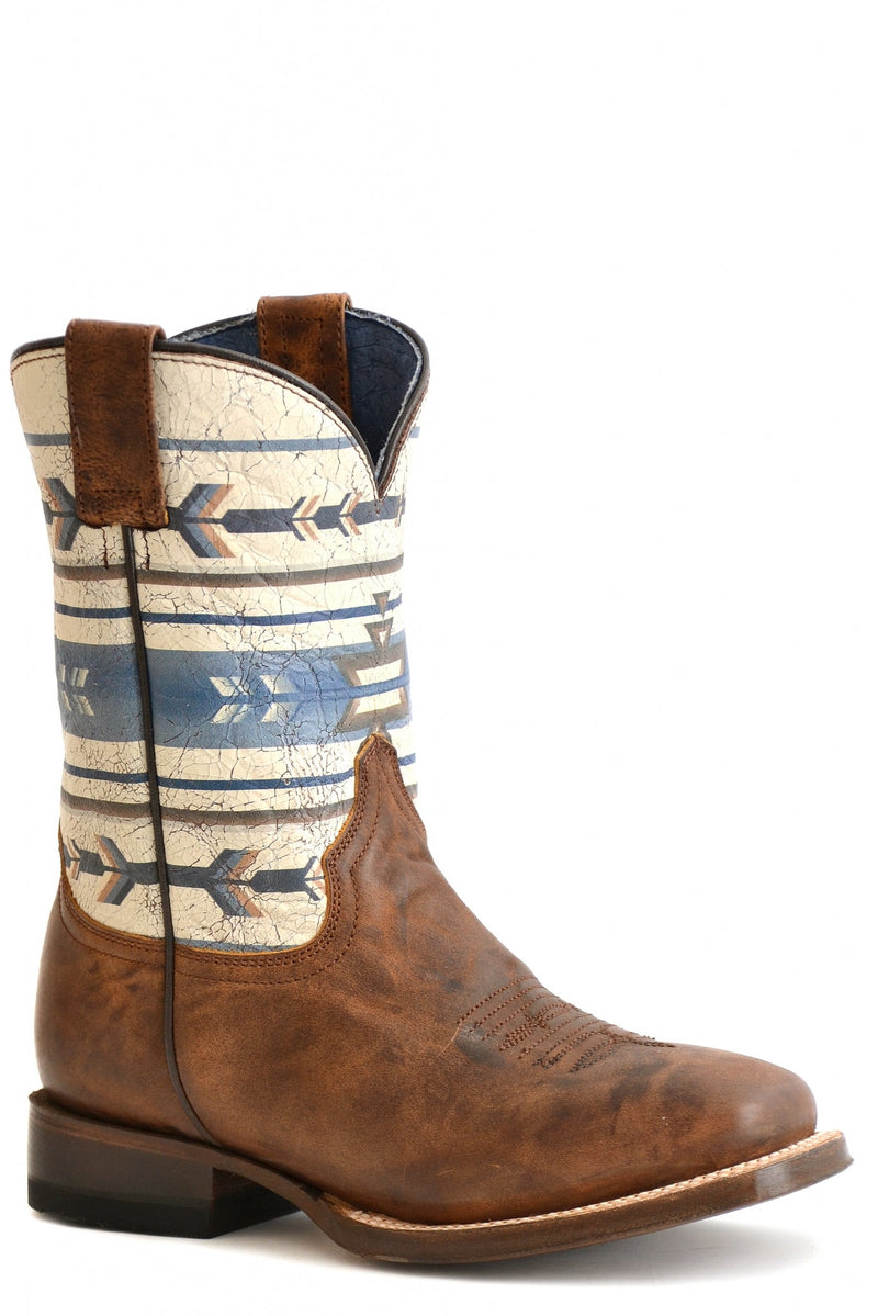 Roper Kids Printed Native Design Western Boots