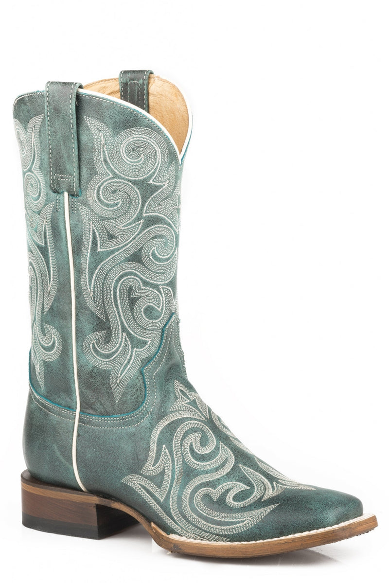 Roper Ladies Blair Square Toe 11" Shaft Leather Boots