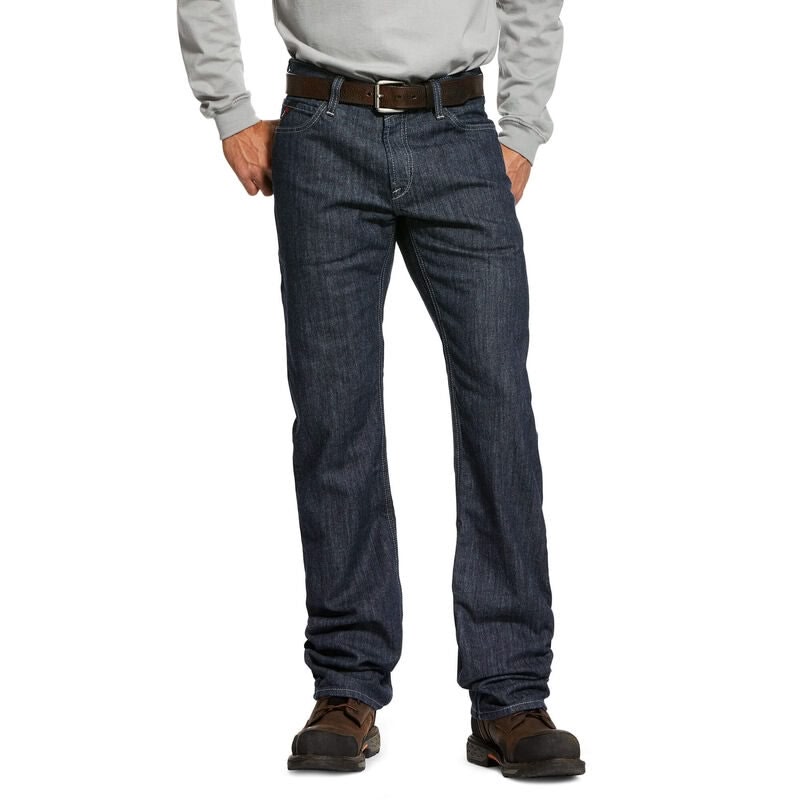 Ariat Mens FR M4 Low Rise Armor Stretch Boot Cut Jeans