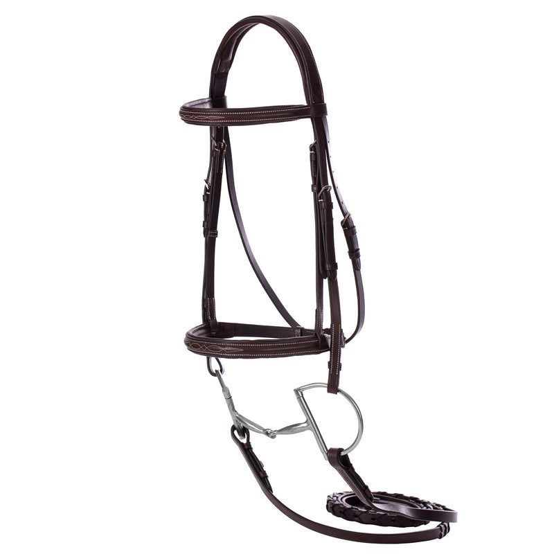 Equinavia Saga Fancy Stitched Hunter Bridle & Rein