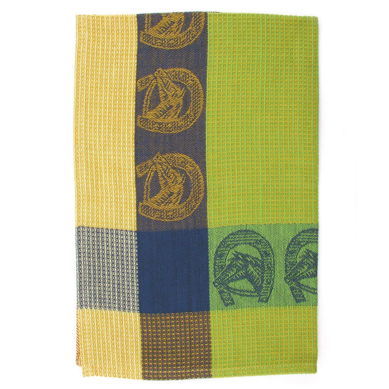 Horseshoe Waffle Weave Kitchen Towel