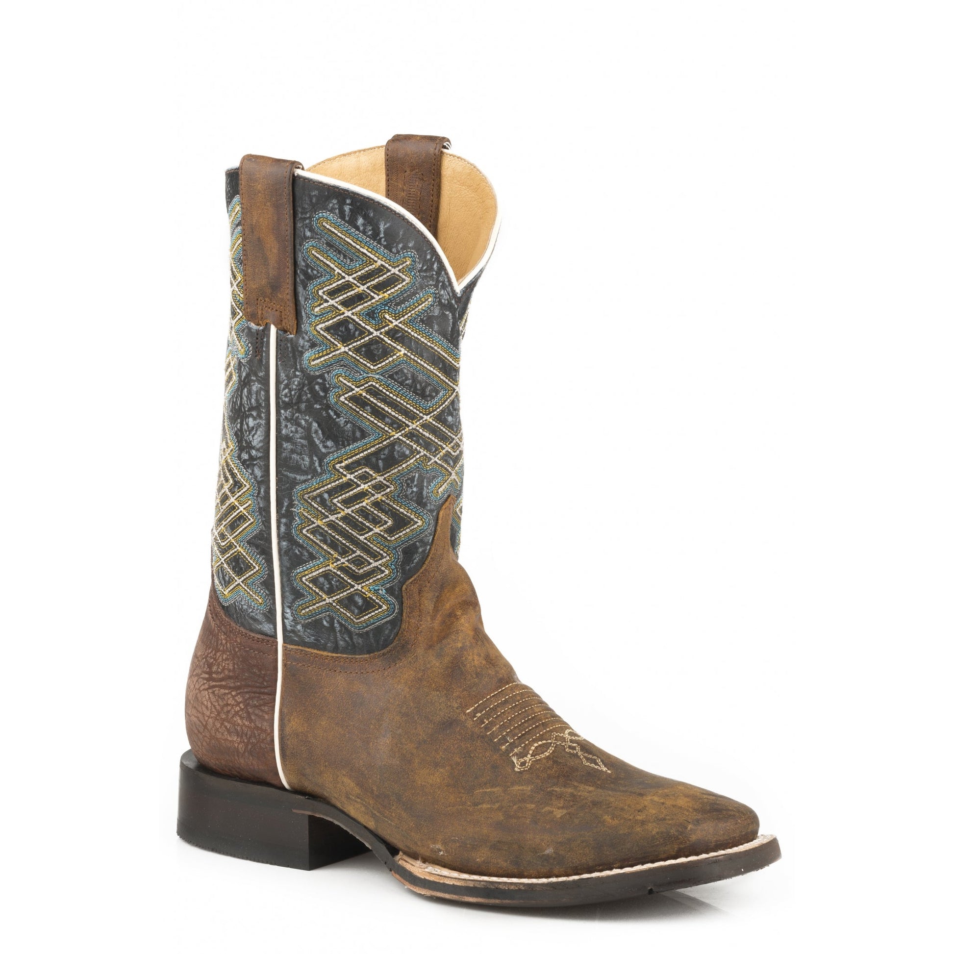 Stetson Mens Rider Square Toe TRU-X System Boots