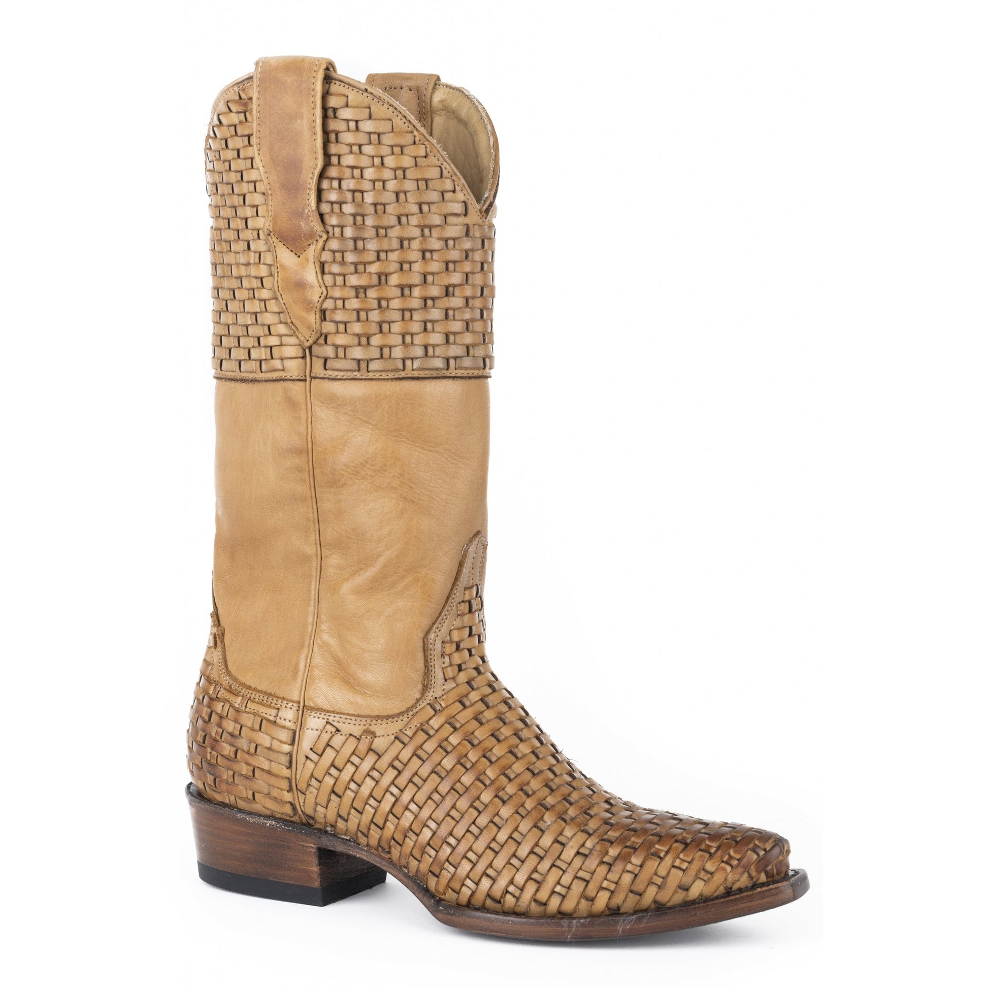 Stetson Ladies Bea Snip Toe Stacked Heel Boots