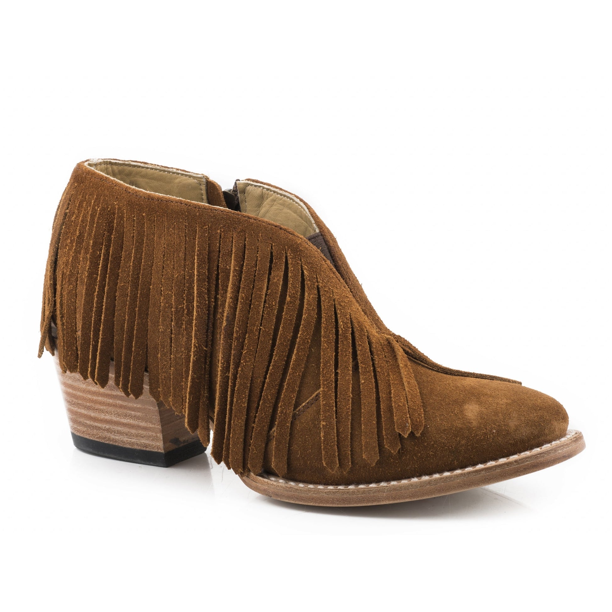 Stetson Ladies Cora 3" Fringe Shaft Fashion Boots
