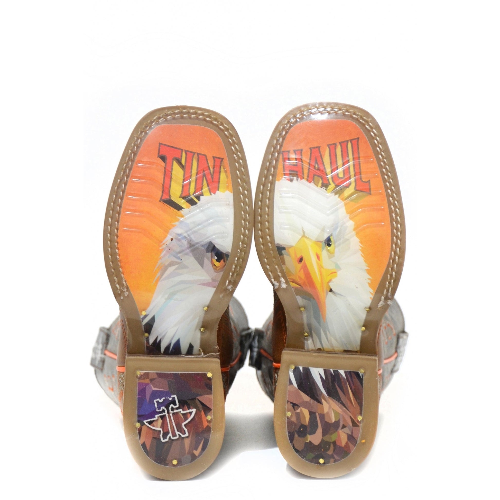 Tin Haul Big Kids Boots - Keep Me In Stitches with Eagle Sole