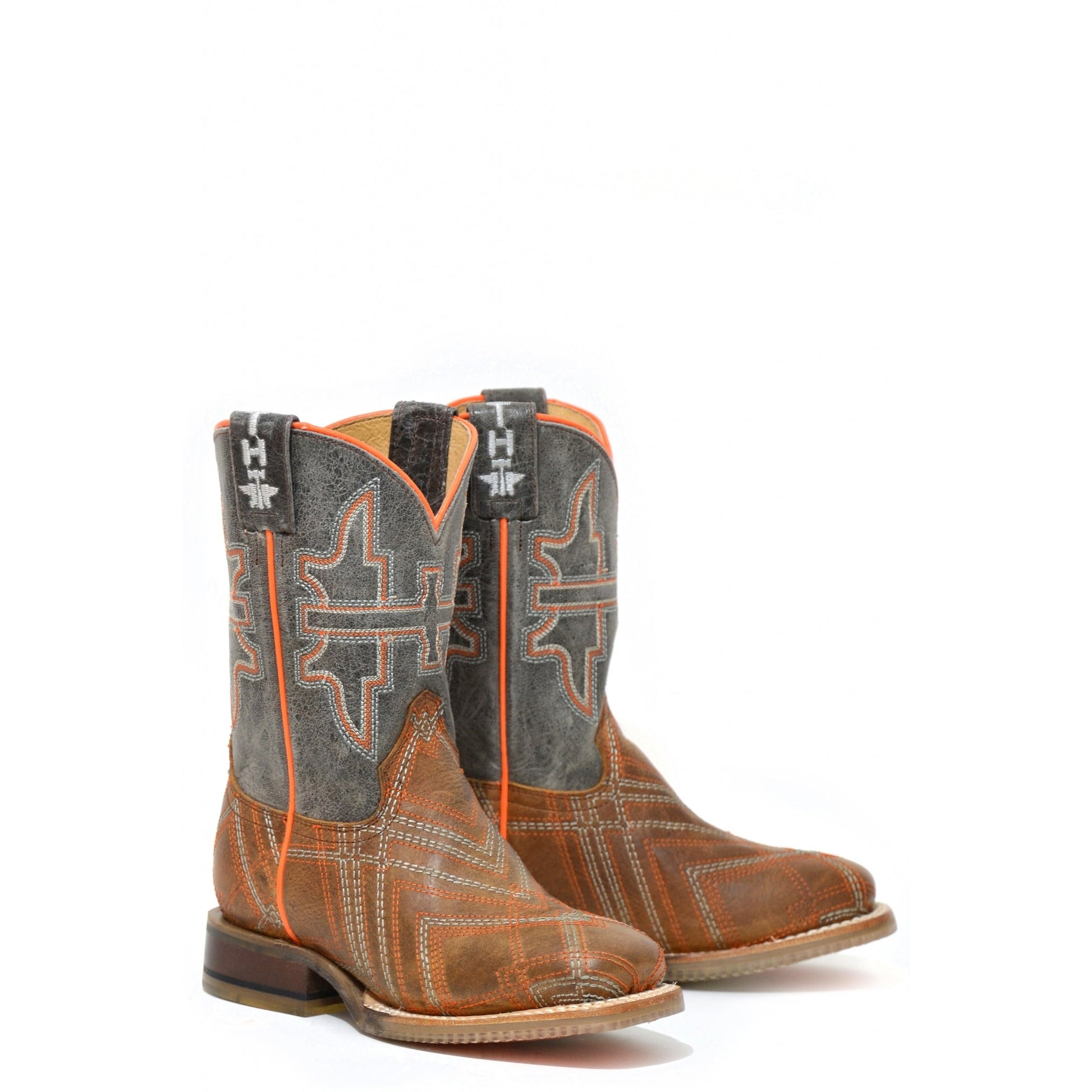 Tin Haul Big Kids Boots - Keep Me In Stitches with Eagle Sole