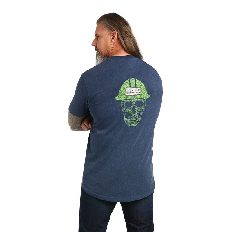 Ariat Mens Rebar Cotton Strong Roughneck Graphic T