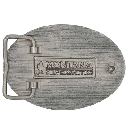 Montana Silversmiths Protected House Warrior Collection Attitude Buckle