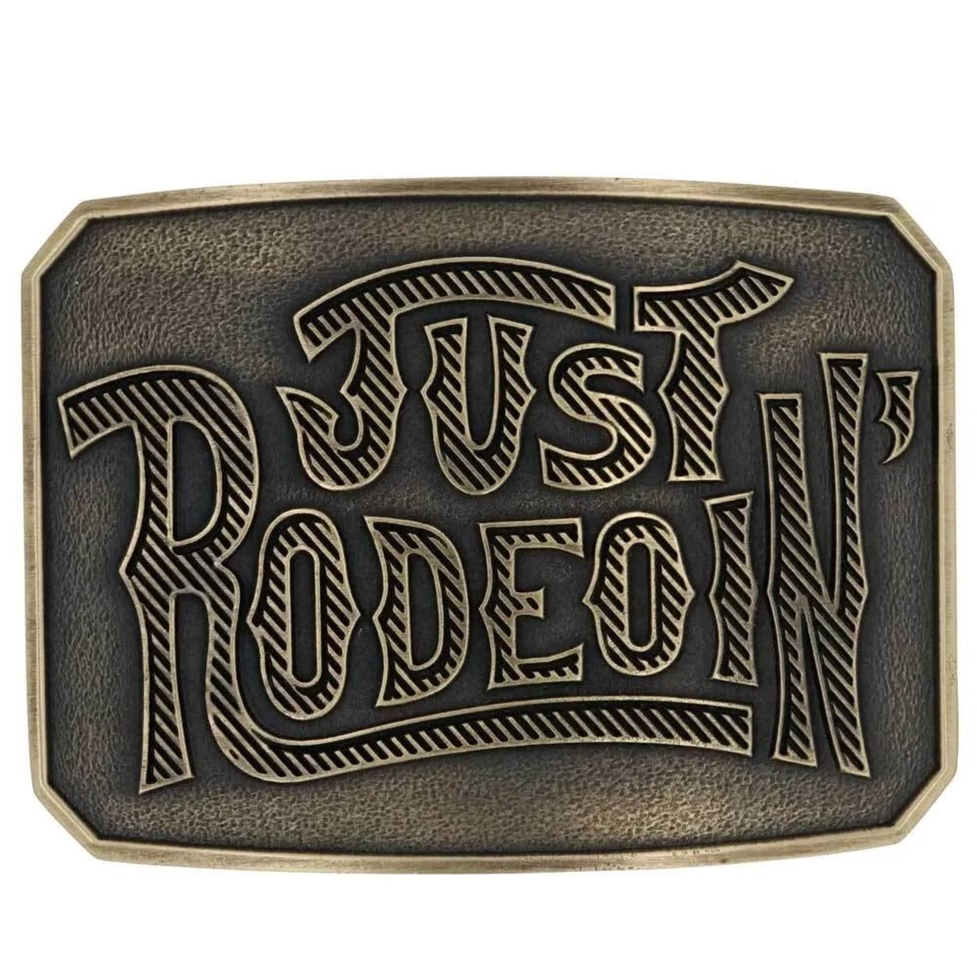 Montana Silversmiths Dale Brisby Just Rodeoin' Attitude Belt Buckle