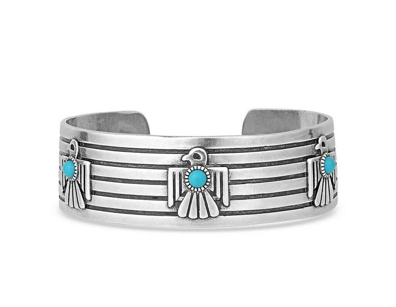 Montana Silversmiths Rising Above the Thunderbird Bracelet - Silver/Turquoise