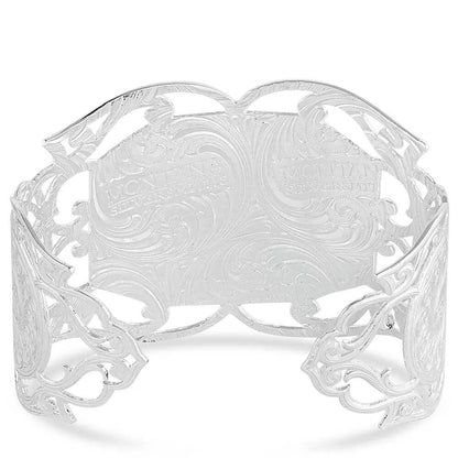 Montana Silversmiths Wide Open Spaces Filigree Cuff Bracelet With Horse Head