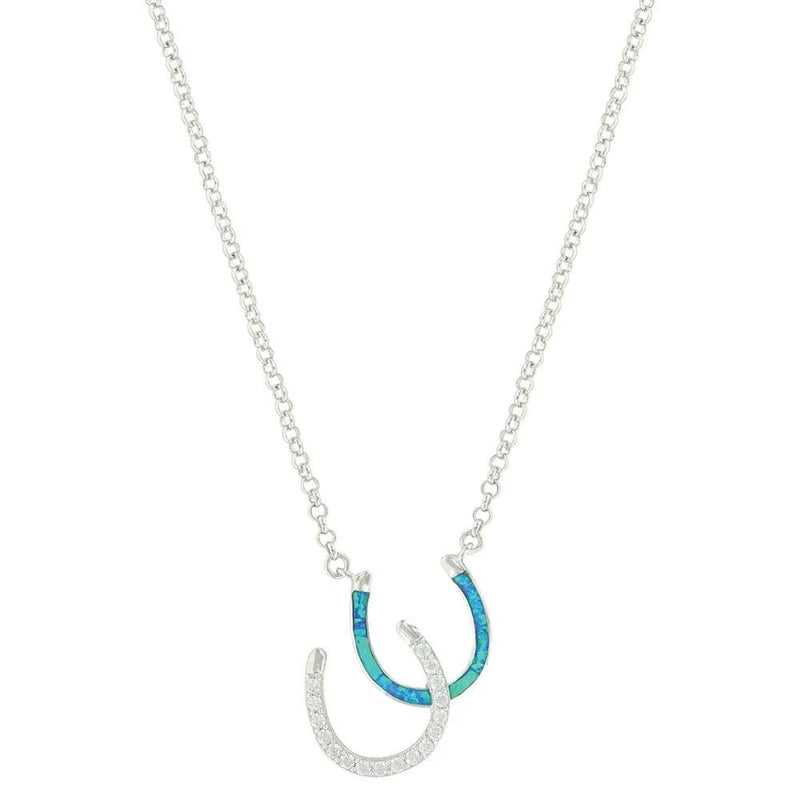 Montana Silversmiths River Lights Double Horseshoe