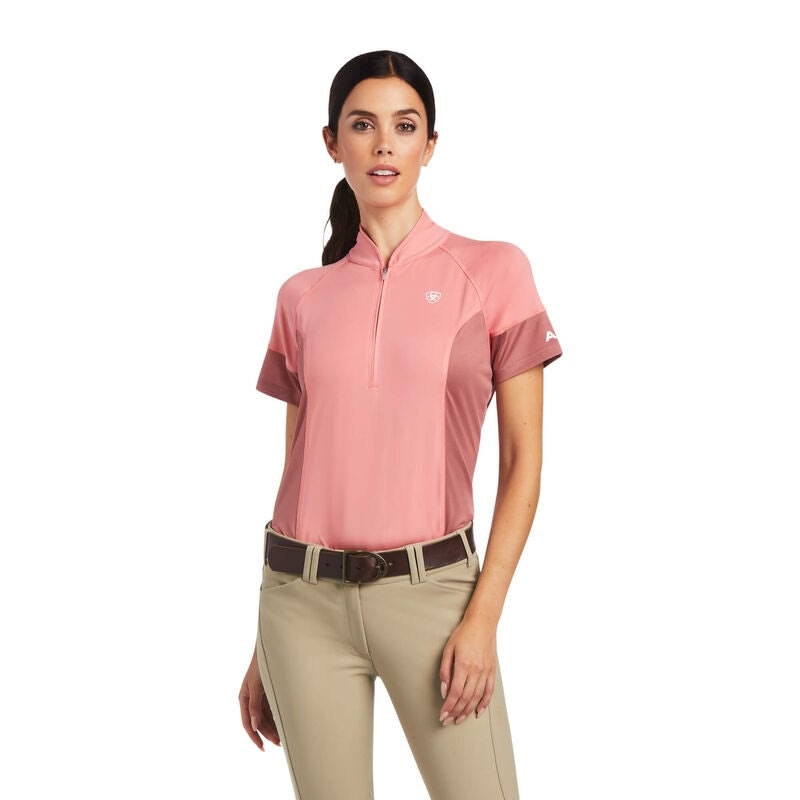 Ariat Ladies Cambria Jersey 1/4 Zip Baselayer Shirt