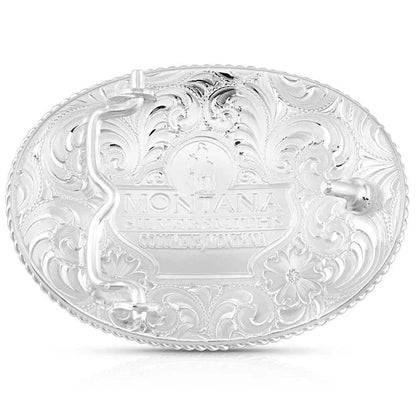 Montana Silversmiths Rosebud Legacy Classic Custom Buckle - No Figure