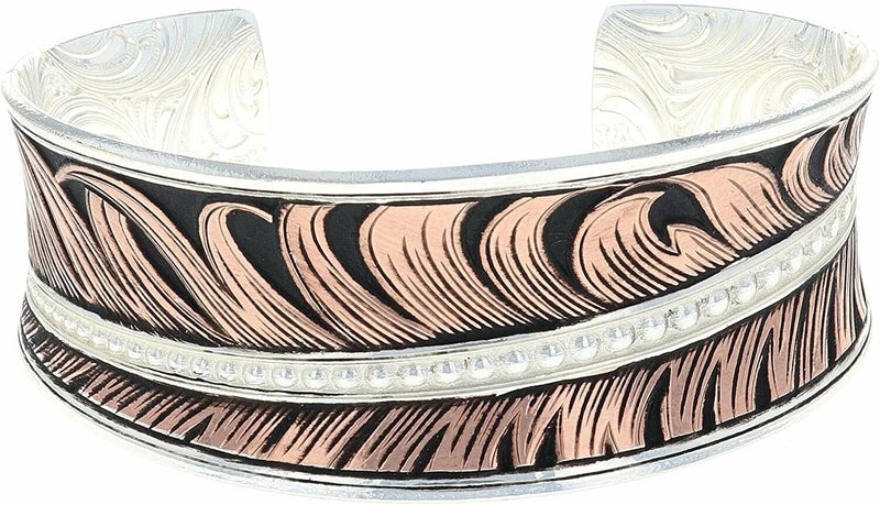 Montana Silversmiths Hopes Feather Cuff Bracelet
