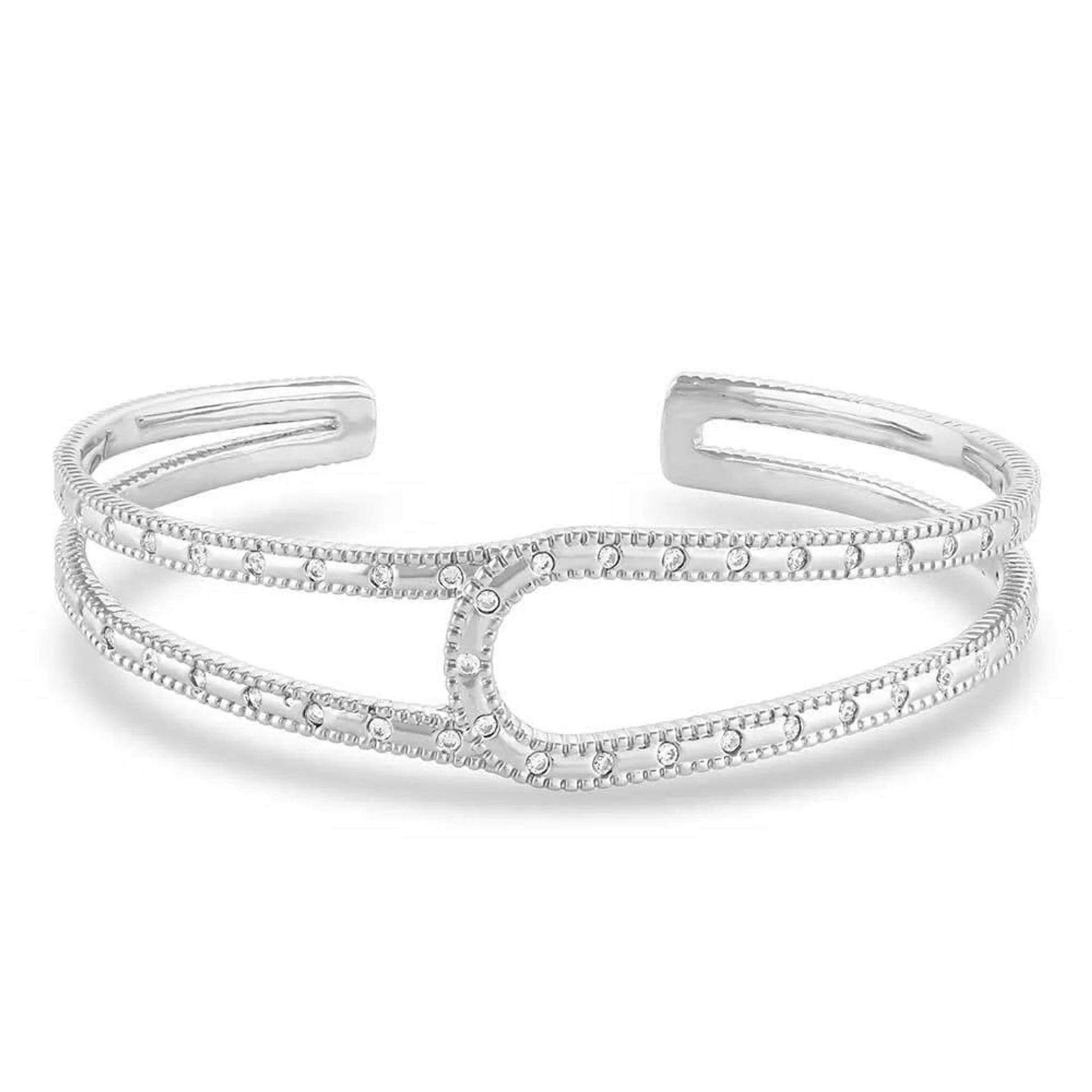 Montana Silversmiths In Step Crystal Cuff Bracelet