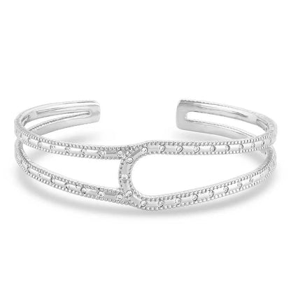 Montana Silversmiths In Step Crystal Cuff Bracelet