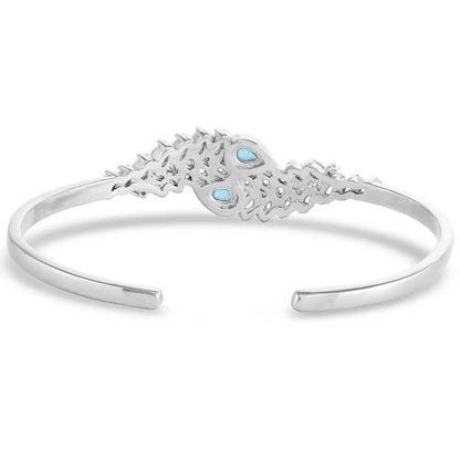 Montana Silversmiths Mystic Falls Opal Crystal Cuff Bracelet