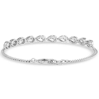Montana Silversmiths First Light Crystal Teardrop Bracelet
