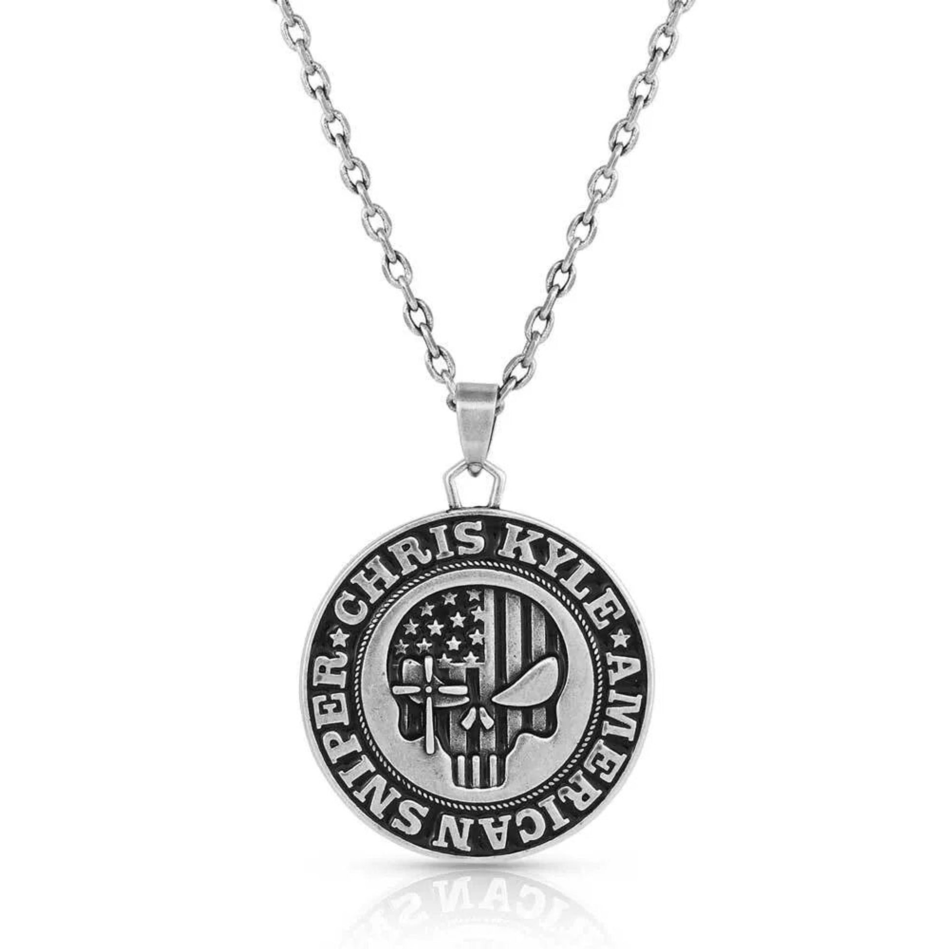 Montana Silversmiths Striker Pendant Chris Kyle Necklace