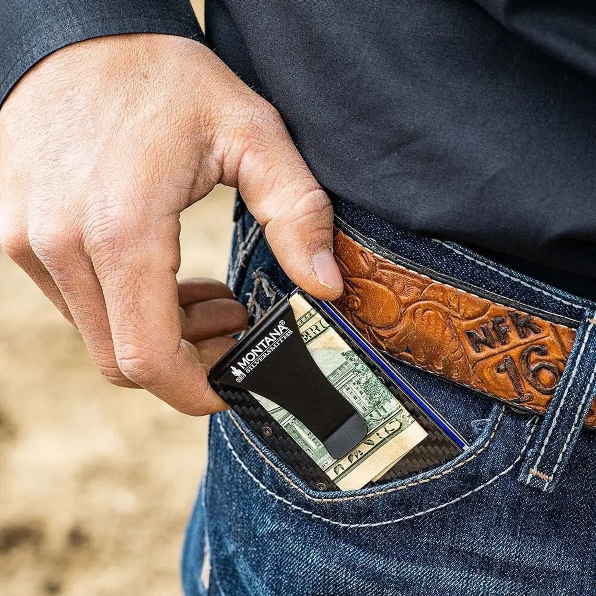Montana Silversmiths Montana Credit Card & Cash Case