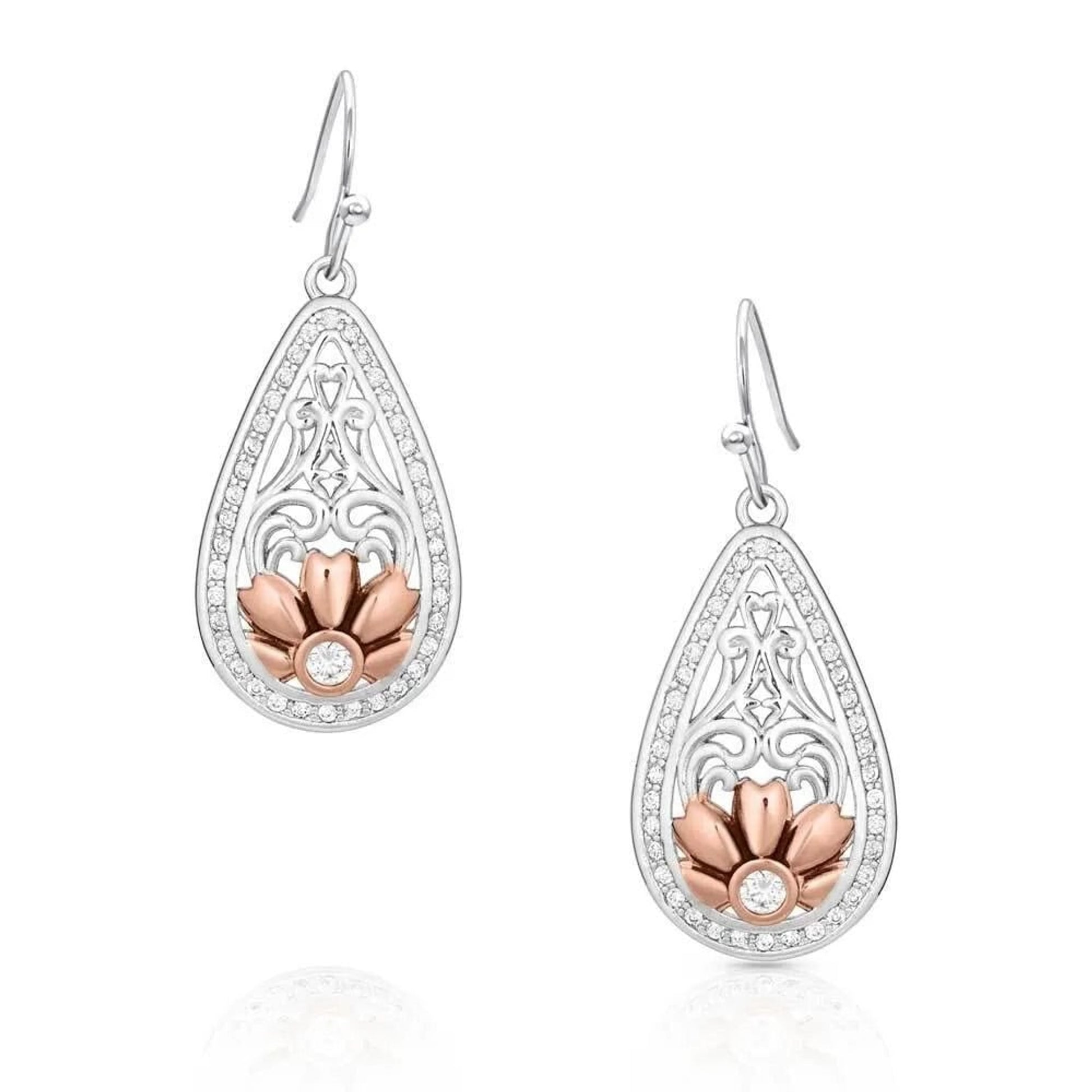Montana Silversmiths Gates of the Mountains Wildflowers Earrings