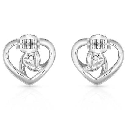 Montana Silversmiths Starlight Infinity Heart Earrings