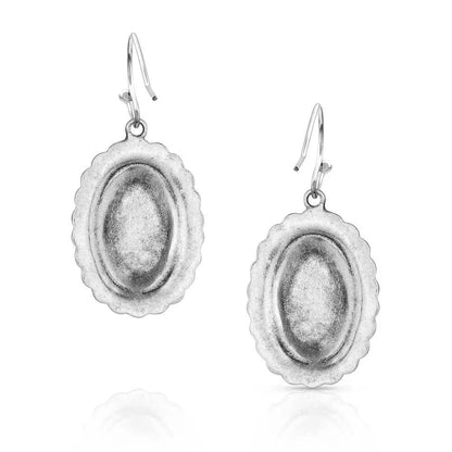 Montana Silversmiths Turquoise Magic Stamped Pendant Earrings