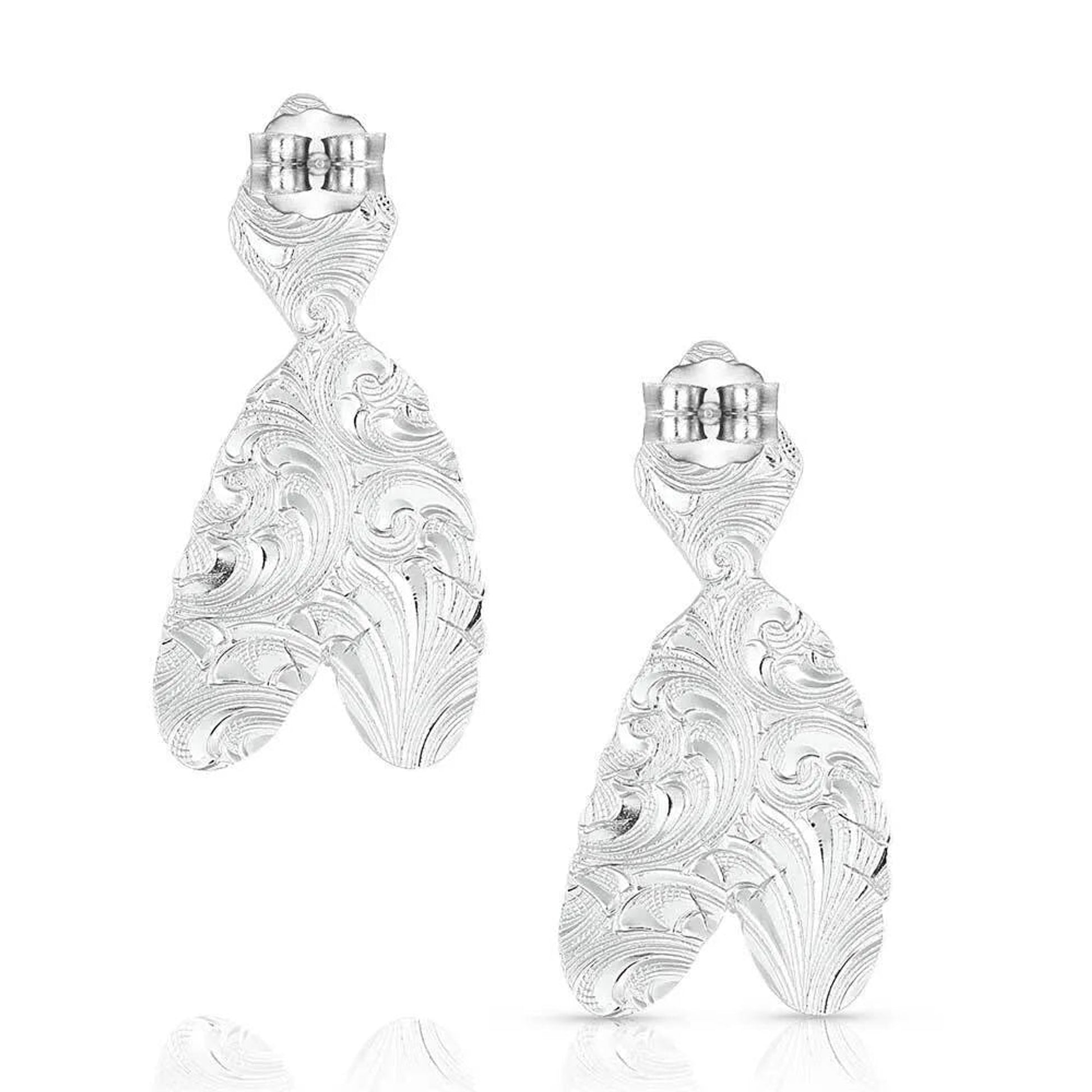 Montana Silversmiths Sweet Memories Feather Earrings