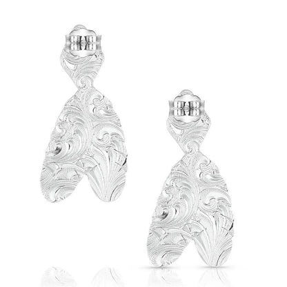 Montana Silversmiths Sweet Memories Feather Earrings