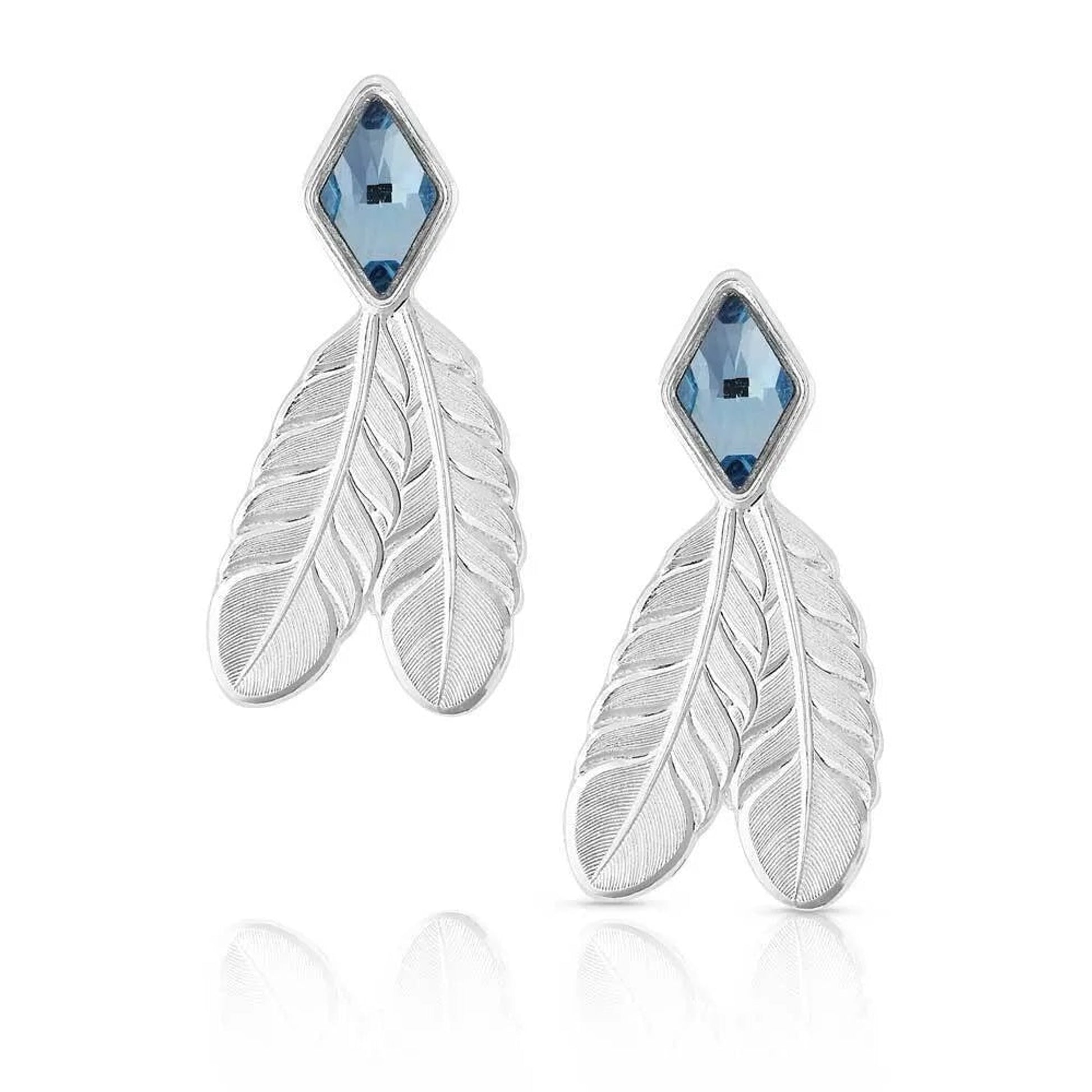 Montana Silversmiths Sweet Memories Feather Earrings