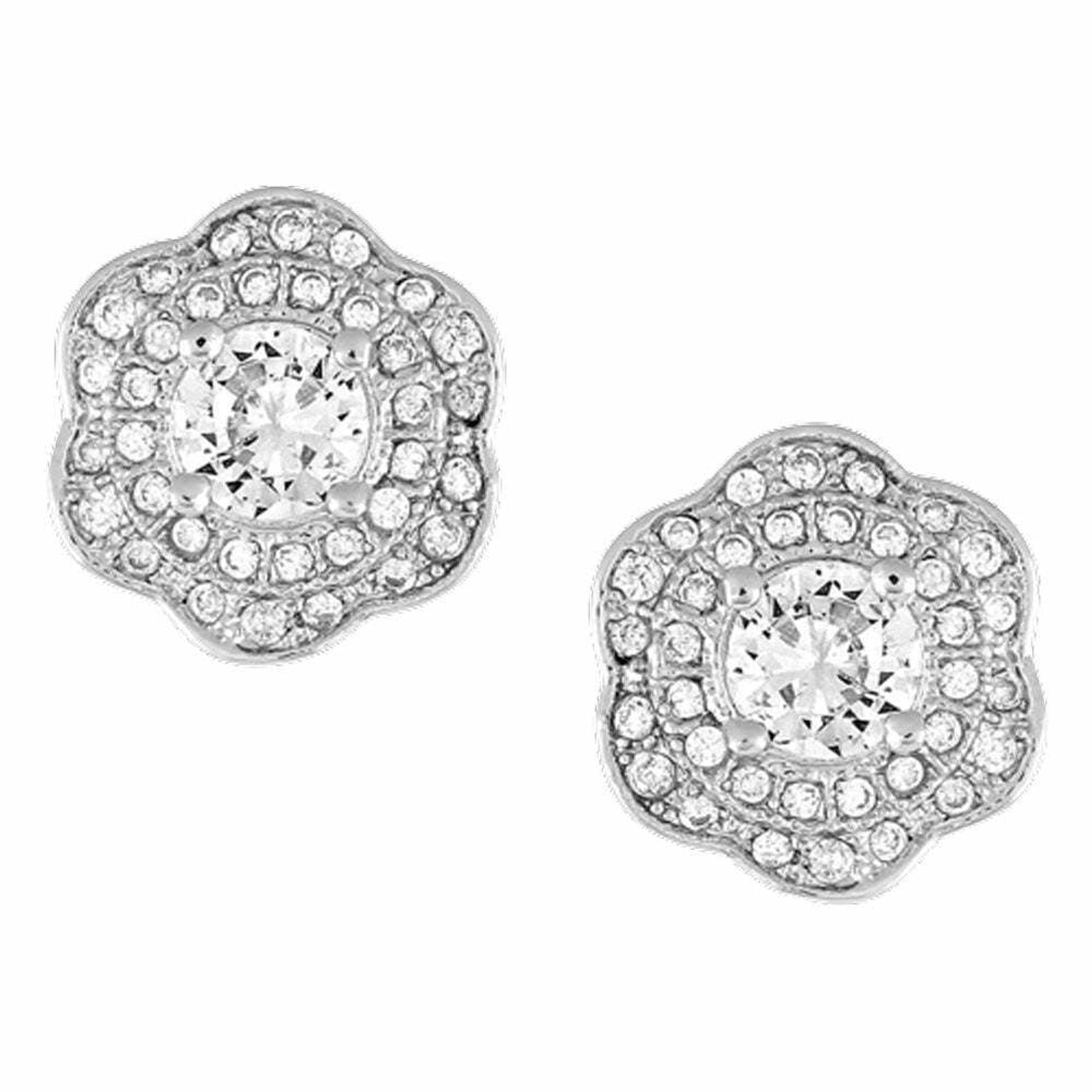 Montana Silversmiths Petals in the Moonlight Crystal Earrings