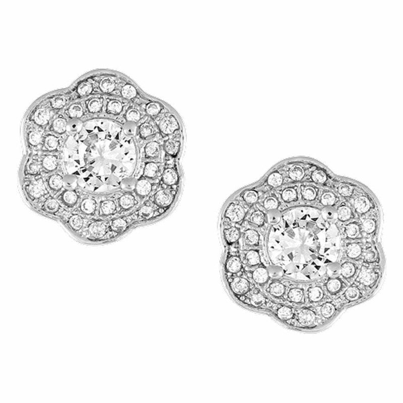 Montana Silversmiths Petals in the Moonlight Crystal Earrings