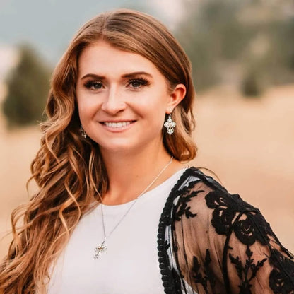 Montana Silversmiths Enlightened Faith Cross Earrings