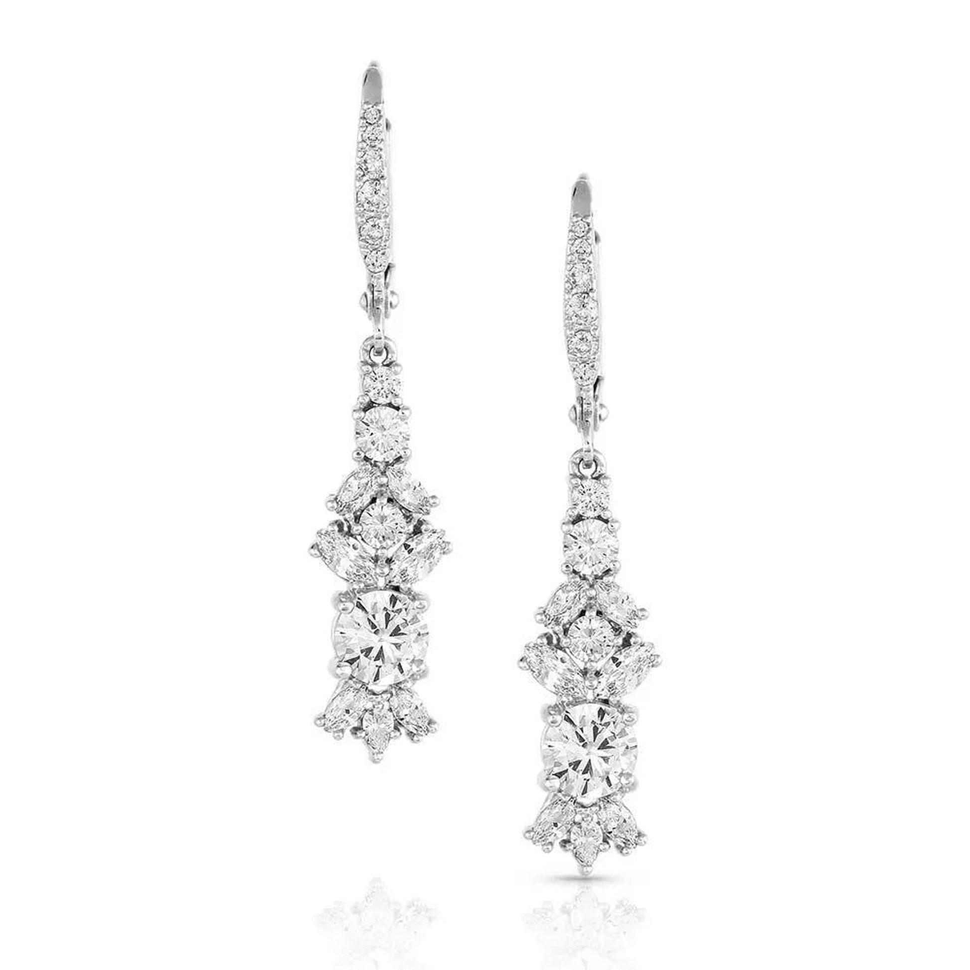 Montana Silversmiths Collecting Stars Crystal Earrings